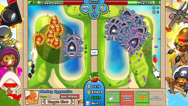 The *NEW* VIRUS MOD Spawns 1000s Of Towers.... MY GAME BROKE! (Bloons TD Battles) смотреть онлайн