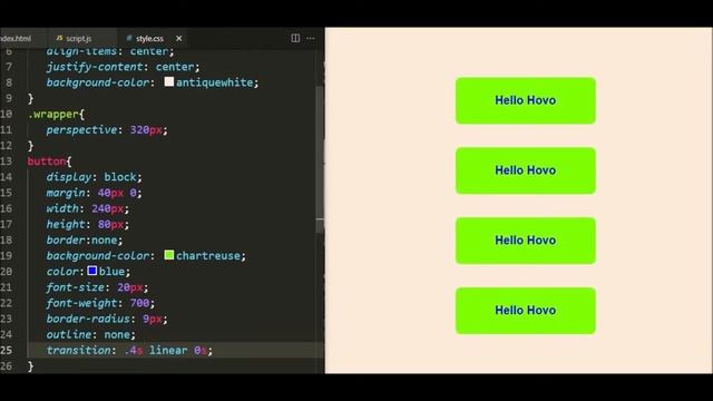 Button Transform Effects on Hover / #html5 #css3 / Кнопки с трансформ эффектом при наведении смотреть онлайн
