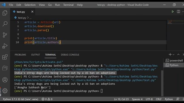 Newspaper library in python || ImportError: No module named newspaper смотреть онлайн