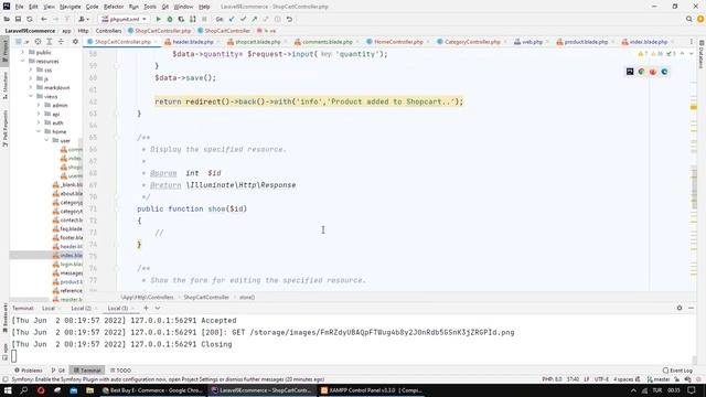 40 Laravel Shop Cart 2 Add one product shop cart from link смотреть онлайн
