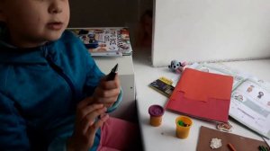 Аппликация из цветной бумаги к Пасхе, 1-ый класс.