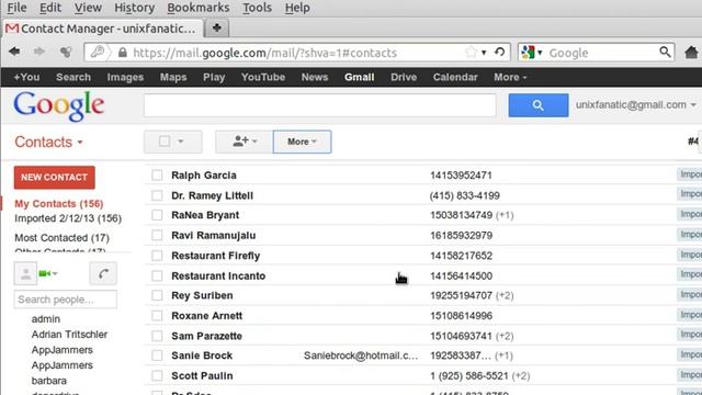 Import Contacts from VCF file to gMail смотреть онлайн