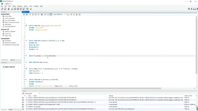 Rotinas Armazenadas – Funções (CREATE FUNCTION) em MySQL смотреть онлайн