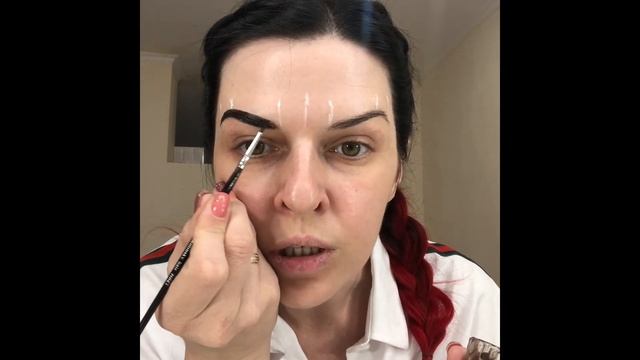 Как красить брови краской самой