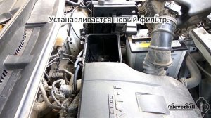 Замена воздушного фильтра двигателя Toyota RAV4 - своими руками