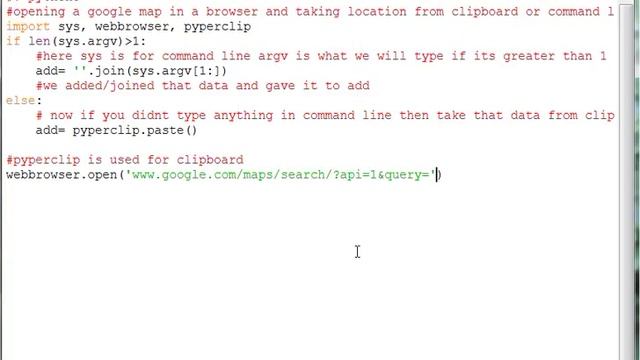 Automate Google Maps using Python (Open a Google Map directly by copying a location) смотреть онлайн