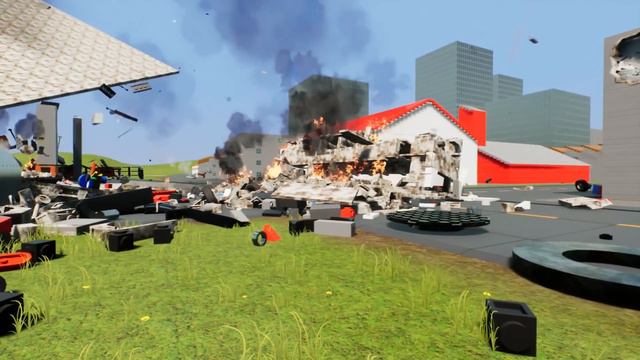 LEGO PLANE CRASHES INTO CONSTRUCTION SITE! - Brick Rigs Gameplay - Lego City Toy Crash смотреть онлайн