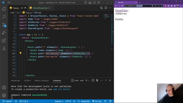 35. React 3 - Databáze firebase 2 - dokončujeme vícestránkový web смотреть онлайн