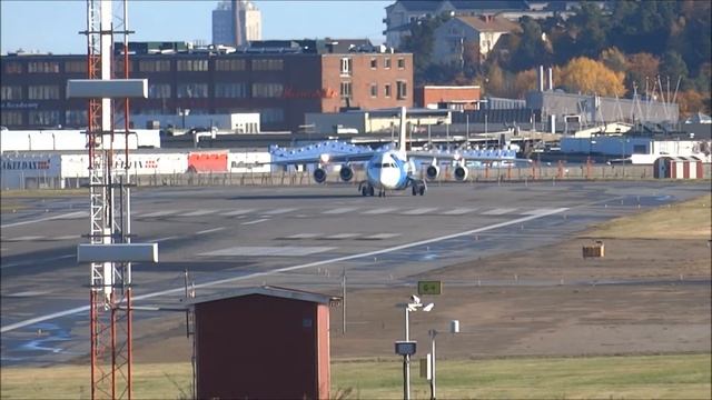 Rush hour at Stockholm Bromma Airport BMA смотреть онлайн