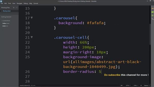 Flickity JQuery plugin for slider using HTML 5 CSS 3 & FLICKITY - short video смотреть онлайн