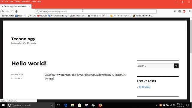 Wordpress Introduction with Wp-Admin/login in Urdu/Hindi Part 2 смотреть онлайн