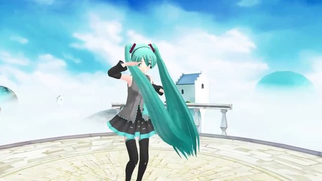Miku Miku Dance [ MMD ] White Letter - Hatsune Miku With Toro