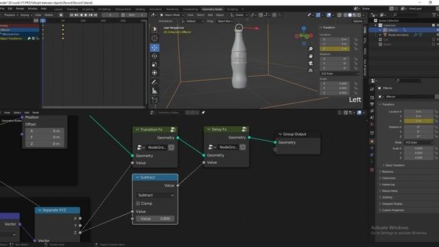 Blender3D - Morph between objects using Geometry nodes смотреть онлайн