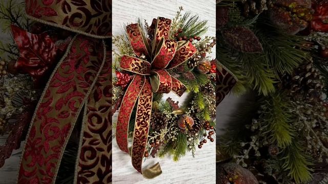 A few Christmas wreaths I’ve made! смотреть онлайн
