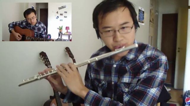 eyes on me (flute and guitar cover) by leo смотреть онлайн