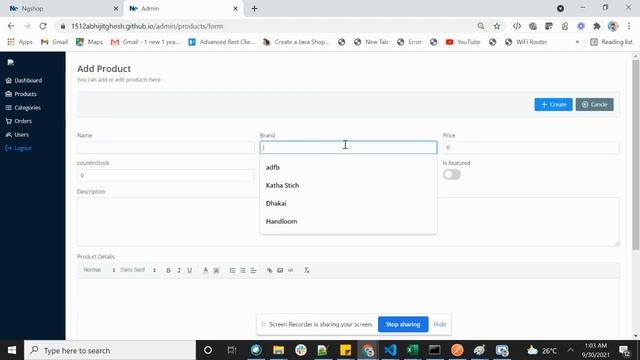 ECommerce application creation from scratch with AngularJS, NodeJS and MongoDB смотреть онлайн