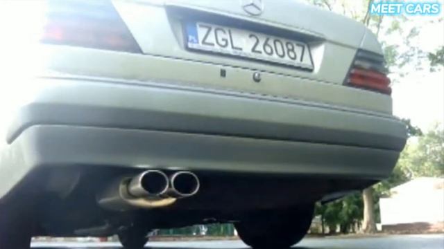 MERCEDES-BENZ W124 E500 LEGEND ACCELERATION & SOUND 