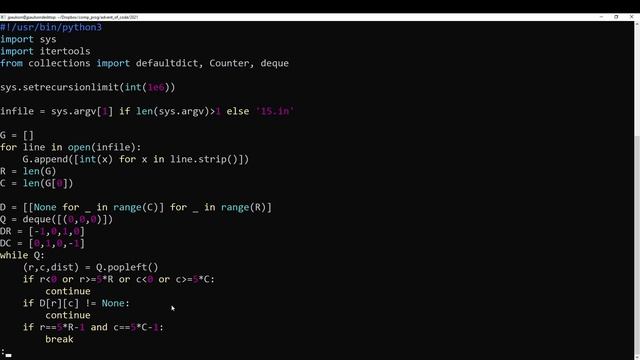 Advent of Code 2021 - Day 15 смотреть онлайн