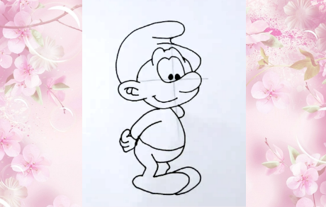 Рисуем Смурфика смотреть онлайн