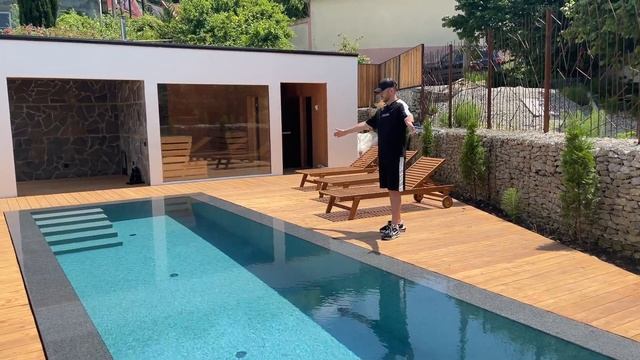 Бассейн с щелевым переливом в Сочи смотреть онлайн