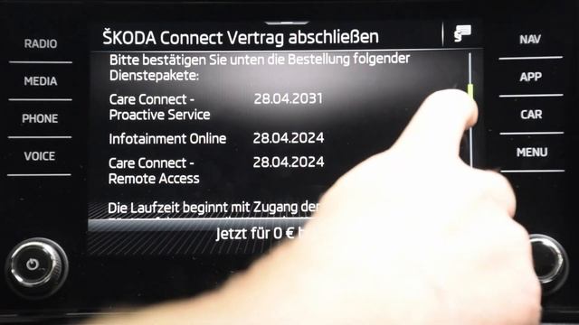 Skoda Connect Hauptnutzeranmeldung/ Registrierung MIB3 смотреть онлайн