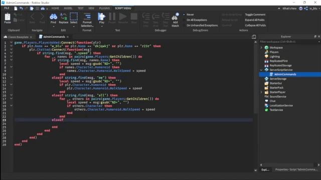 Creating *ADVANCED* Admin Commands - Roblox Studio смотреть онлайн