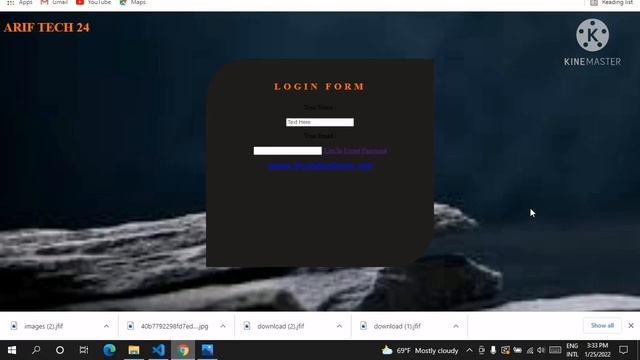 ?how to create login form in visual studio 2022 || html & css design? смотреть онлайн