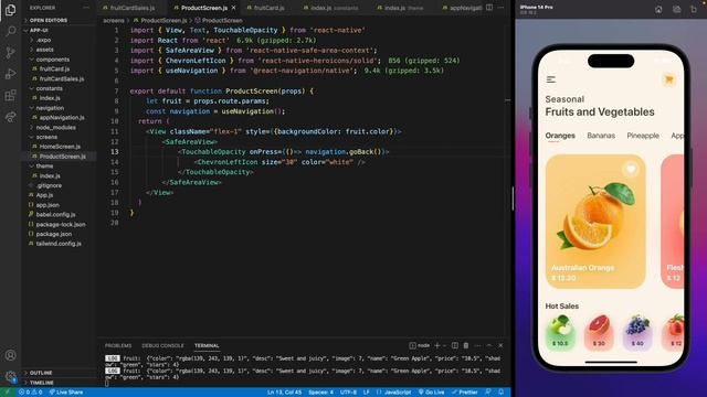 ? Fruit Shop UI - React Native Tutorial смотреть онлайн