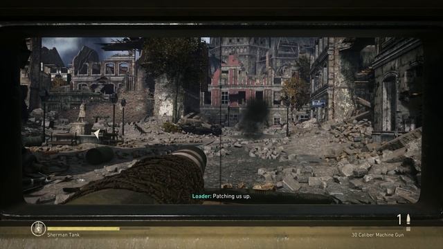 Call Of Duty: WWII - Collateral Damage: Reach Theater, Clear The Square, Destroy The Tanks, Perez