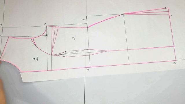 ?#10 COMO TRAZAR UN PATRÓN DE VESTIDO CORTE PRINCESA BASE смотреть онлайн