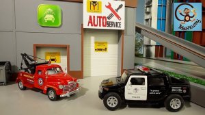 Мультик про машинки. Полицейская машина, красная машина и детектив. Манкиту