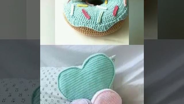 100 идей для подушки вязаной крючком. смотреть онлайн