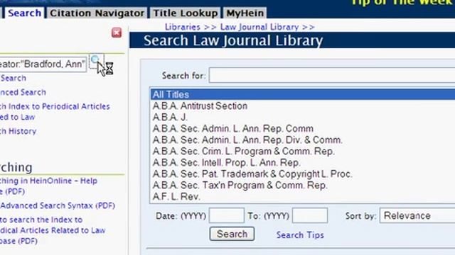 How to Find an Article in the Law Journal Library смотреть онлайн
