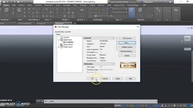viewmanager afbeelding in autocad 3d смотреть онлайн