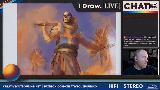 Painting some Acq Inc Fanart! | I Draw. Live! смотреть онлайн