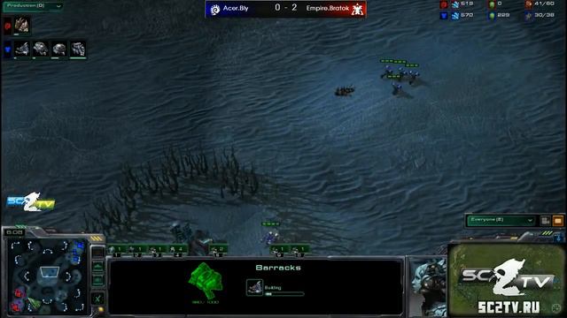 AcerBly vs EmpireBratOK Game 3: Ritmix RSL III Группа B - [Starcraft II] смотреть онлайн