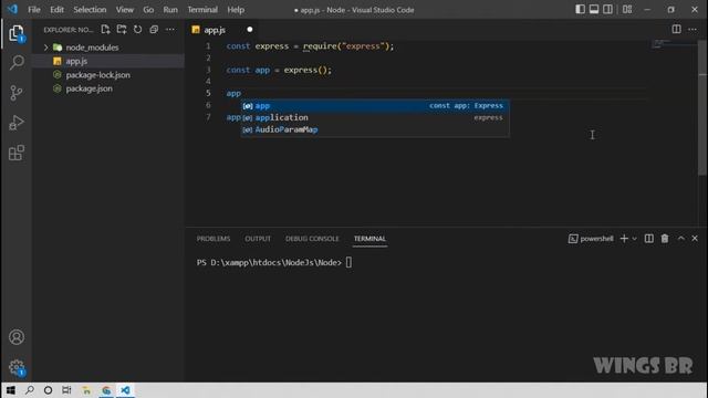 Installing Express JS and Setup an Express JS Server смотреть онлайн