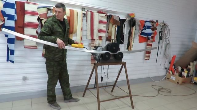 Гибка алюминиевого профиля КОРЗИННОЙ МАРКИЗЫ, Станок для гибки алюминиевого профиля смотреть онлайн