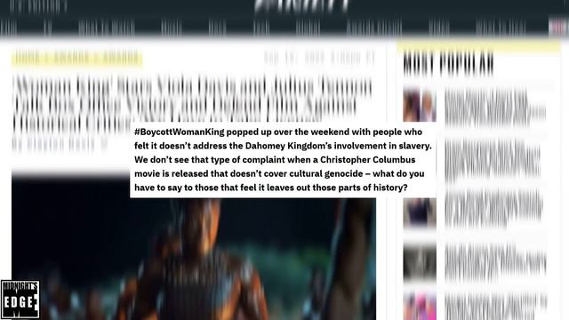 Viola Davis defends «The Woman King” falsifying history to push its subversive message смотреть онлайн