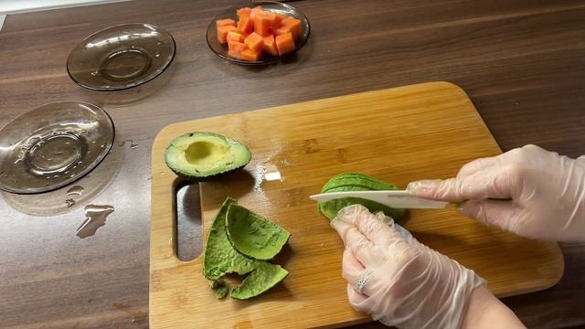 Салат с Папайей и куриной грудкой смотреть онлайн