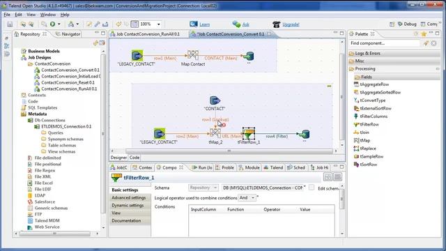 Split a Table with Talend Open Studio смотреть онлайн
