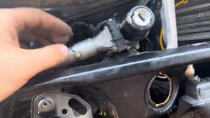 Как снять замок Mercedes 190 легко и просто!!!