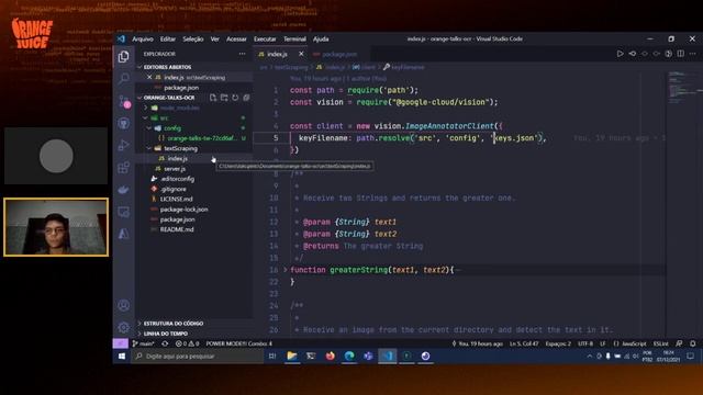 Usando o Google Cloud Vision como OCR - com Ítalo da Silva | Orange Talks #21 ? смотреть онлайн