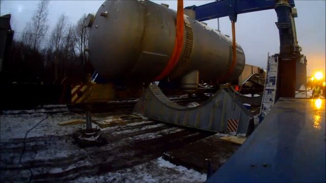 Перегрузка парогенератора на Белорусскую АЭС смотреть онлайн
