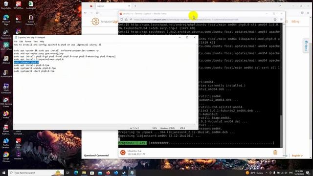 2 aws lightsail ubuntu 20 apache2 and php 8 смотреть онлайн
