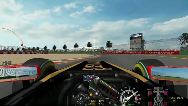 Formula 1 Albert Park 2011 SimracingPro смотреть онлайн