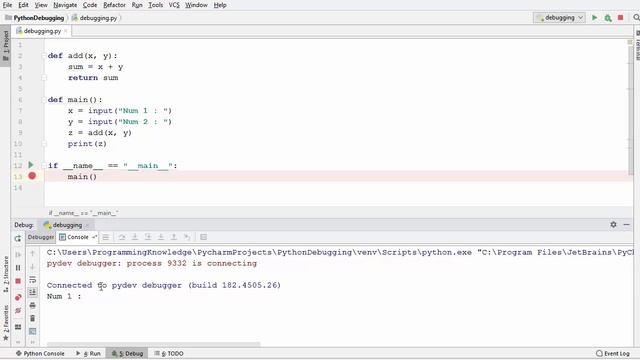 Python Tutorial for Beginners 52 - How to use PyCharm to debug Python code смотреть онлайн