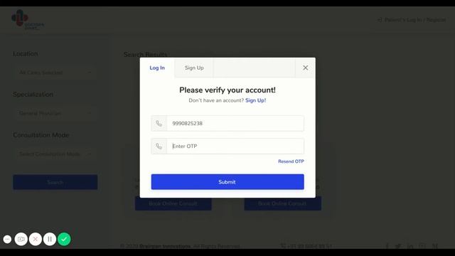 Doctor's Diary - How Patient can book Online Consult through Web Browser смотреть онлайн