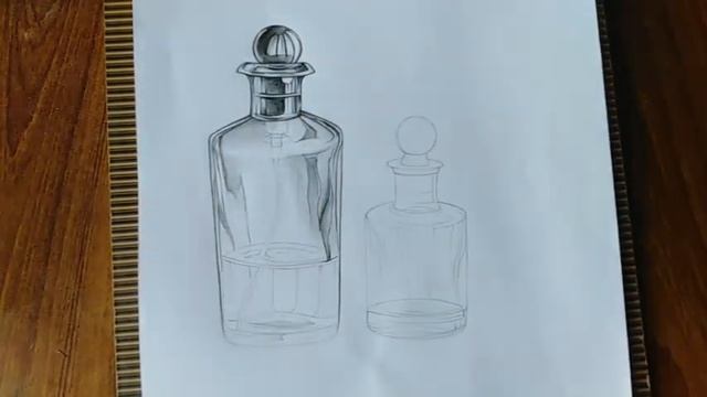 Perfume bottles 3D sketch || Rich art смотреть онлайн
