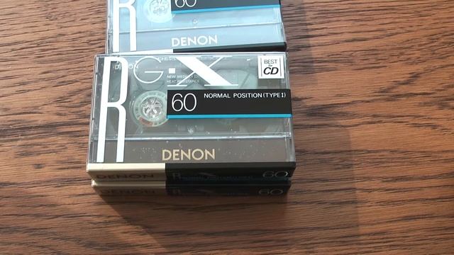 Аудиокассеты Denon RG-X 60 Let's tear this triplepack open and have a closer look at them смотреть онлайн